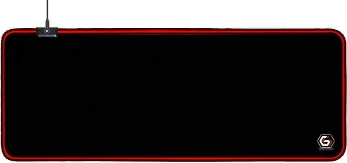 Gembird MP-GAMELED-L, LED Gaming Mauspad, 800x300mm, schwarz