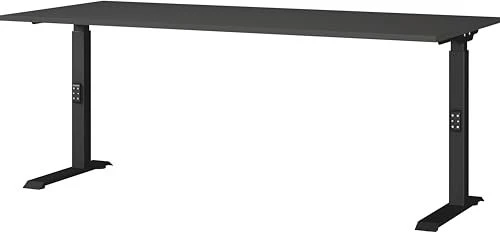 Germania 7912-547 Schreibtisch 180x80cm graphit/graphit