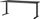 Germania 7912-547 Schreibtisch 180x80cm graphit/graphit