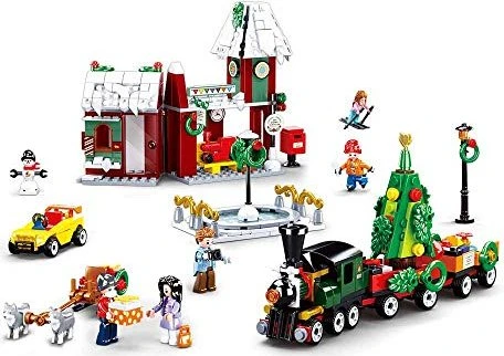 Sluban Town Happy New Year Christmas Village