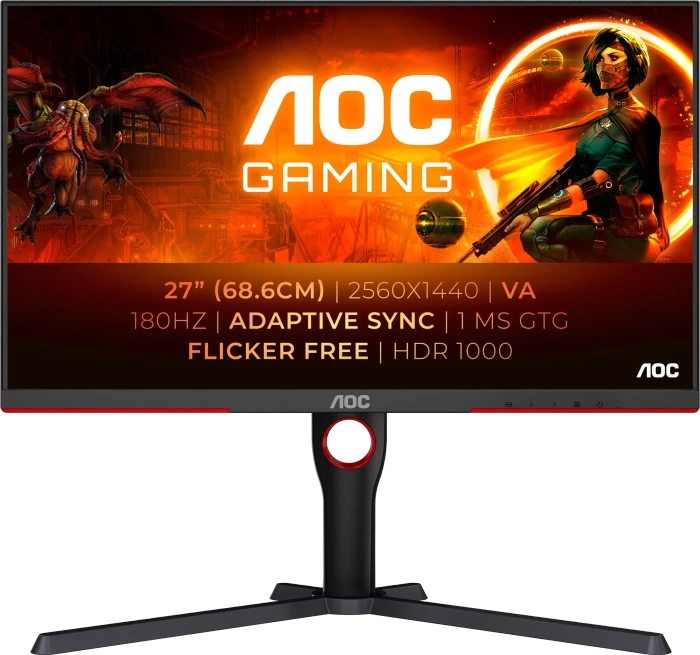 AOC Q27G3XMN/BK, 27"