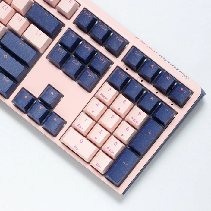Ducky One 3 Fuji PBT rosa/blau, MX SILENT RED, USB, DE