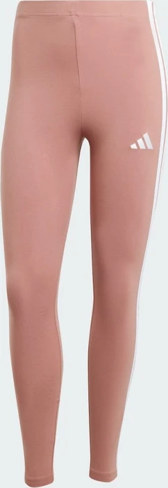 adidas Essentials 3-Streifen Cotton Leggings Hose lang warm clay/white (Damen)