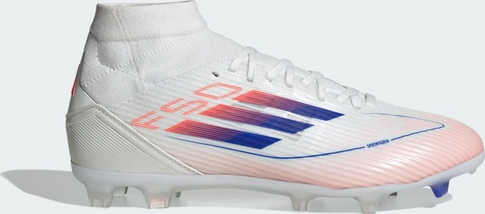 adidas F50 League Mid-Cut FG/MG cloud white/lucid blue/solar red (Damen)