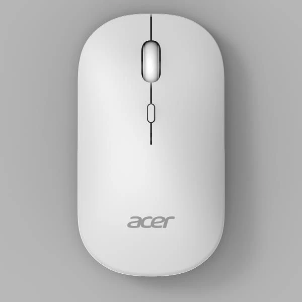 Acer AMR130 Wireless Dual-Mode Mouse weiß, USB/Bluetooth