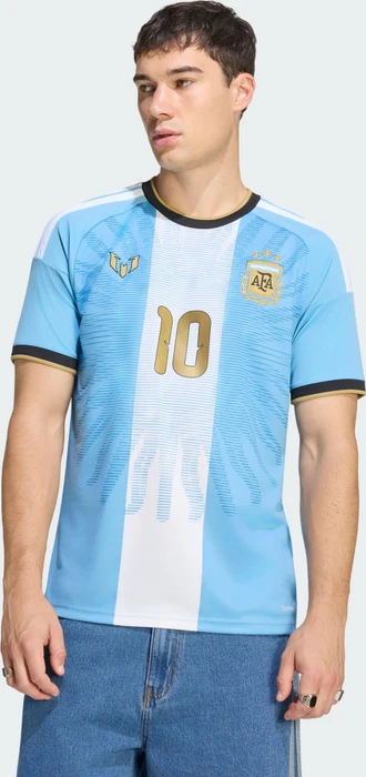 adidas Argentinien Messi 26 Trikot kurzarm light blue (Herren)