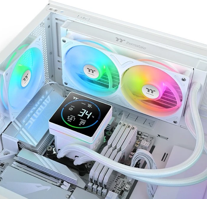 Thermaltake TH240-S V3 ARGB Sync Snow Edition, weiß