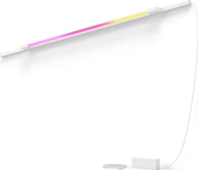 Philips Hue White and Color Ambiance Basis Perifo Schienensystem für die Wand gerade mit 1 Gradient Light Tube groß weiß