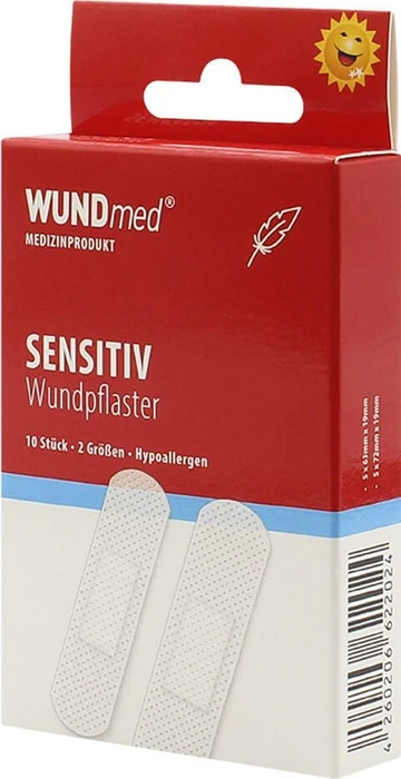 WUNDmed Sensitiv 2 Größen Wundpflaster