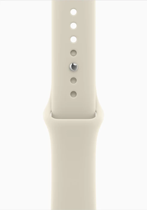 Apple Watch SE 3 (GPS) 44mm polarstern mit Sportarmband M/L sand