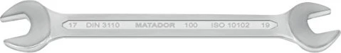 Matador 0100 Doppelmaulschlüssel, 17/19x221mm