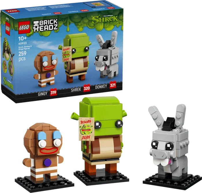 LEGO BrickHeadz - Shrek, Donkey und Gingy
