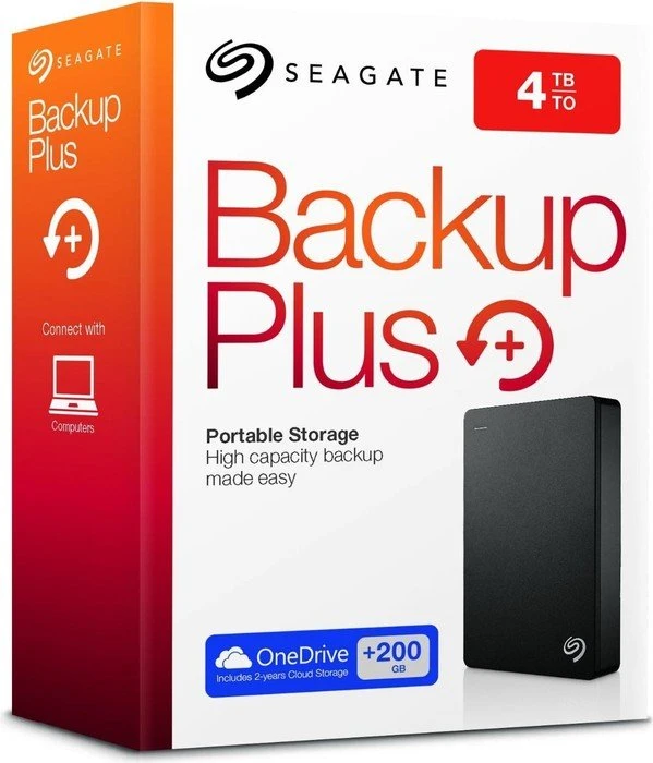 Seagate Backup Plus Portable, schwarz, 5TB, USB 3.0 Micro-B