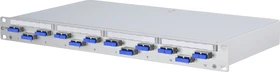 Metz Connect OpDAT PF splice LWL-Patchpanel SC-D Kupplungen, OS2 metall, 12-Port, 1HE, 1HE