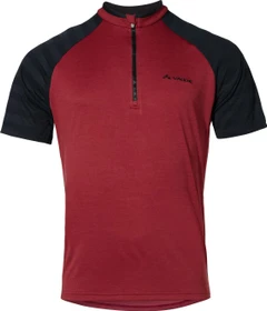 Vaude Tamaro III Trikot kurzarm black/carmine (Herren)