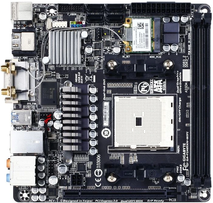 GIGABYTE GA-F2A85XN-WIFI (AMD FM2)