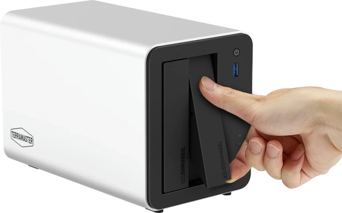 TerraMaster F2-425 Plus, Intel N95, 8GB RAM, 2x RJ-45 5GBase-T, 3x USB-A 3.1
