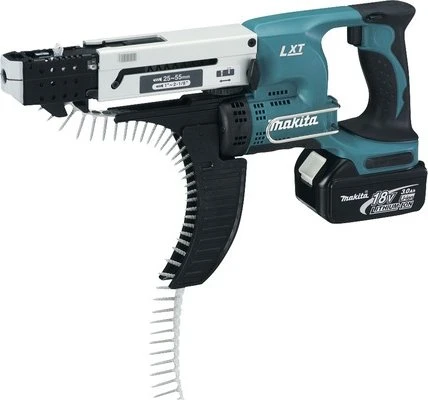 Makita DFR550RFE Akku-Magazinschrauber inkl. Koffer + 2 Akkus 3.0Ah + Zubehör