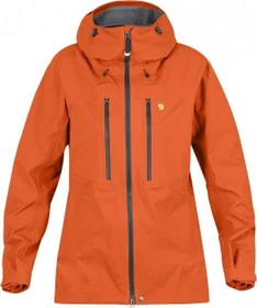 Fjällräven Bergtagen Eco-Shell Funktionsjacke lang hokkaido orange (Damen)