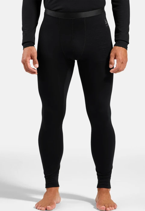 Odlo Natural Merino 160 Base Layer Tights Hose lang schwarz (Herren)