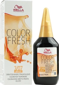 Wella Color Fresh Haartönung pH 6.5 Acid Line Pure Naturals 3/07 dunkelbraun natur-braun, 75ml
