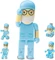 Diverse USB-Sticks Cartoon Arzt mit Mundschutz 8GB blau, USB-A, USB 2.0 Vorschaubild