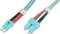 Digitus LWL Duplex Kabel, OM3, 2x LC Stecker/2x SC Stecker, 2m, türkis Vorschaubild
