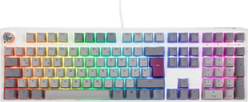 Ducky One 3 Mist Grey PBT, LEDs RGB, MX RGB ERGO CLEAR, USB, DE