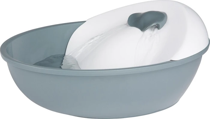 Kerbl Trinkbrunnen Classic Pet Fountain, 1.75l, weiß/grau