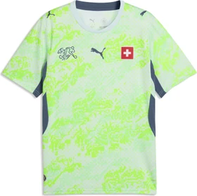 Puma FIFA WM 2026 Schweiz Auswärtstrikot kurzarm sea glass/dark indigo (Herren)