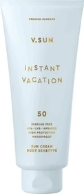 V.SUN Instant Vacation Sun Cream Body sensitive perfume free LSF50, 200ml