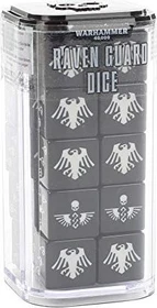 Games Workshop Warhammer 40.000 - Würfelset: Raven Guard
