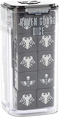 Games Workshop Warhammer 40.000 - Würfelset: Raven Guard