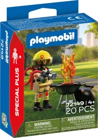 playmobil Special Plus Feuerwehrmann mit Brandherd