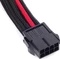 SilverStone PP07-PCIBR, 6/8-Pin PCIe Verlängerung 250mm, sleeved schwarz/rot Vorschaubild