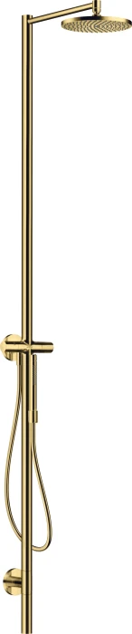 Hansgrohe Axor Starck Nature Duschsäule mit Kopfbrause 240 1jet polished gold optic