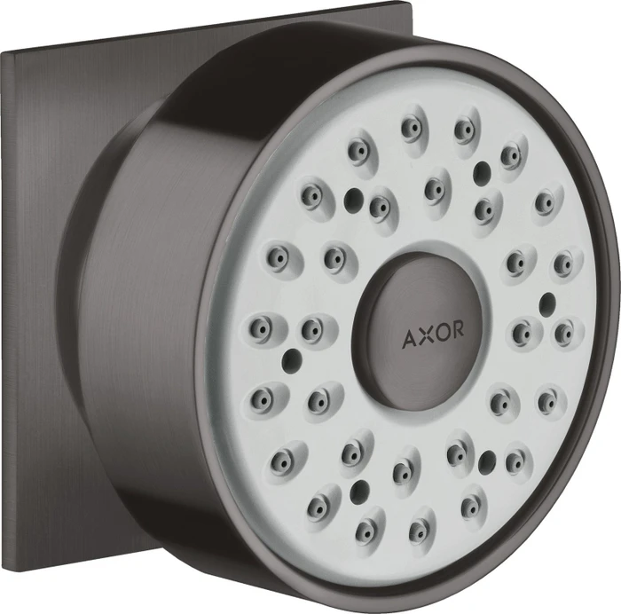 Hansgrohe Axor Seitenbrause eckig 1jet brushed black chrome