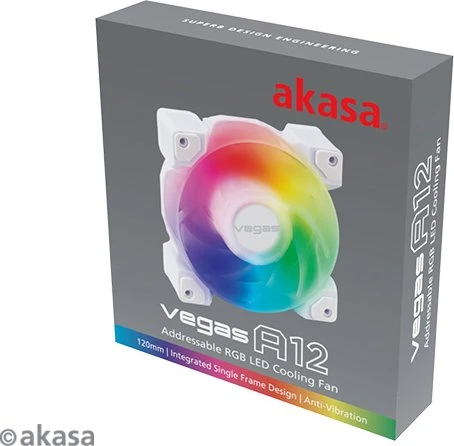 Akasa Vegas A12 ARGB, 120mm