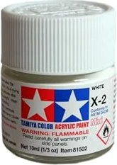 Tamiya Acrylic Paint X-2 white, 10ml
