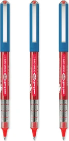 Uni-Ball Eye Ocean Care 0.7 Tintenroller (Mine) rot, 3er-Pack