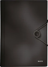 Leitz Solid Projektmappe, 6 Fächer, A4, schwarz