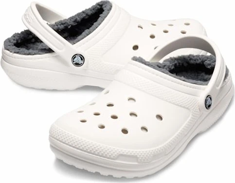 Crocs Classic Lined weiß/grau