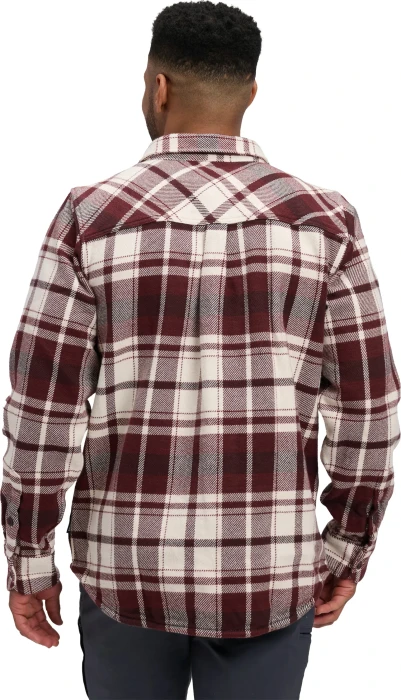 Black Diamond Project Heavy Flannel Hemd langarm burgundy/off white plaid (Herren)