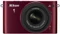 Nikon 1 J3 rot mit Objektiv 1 NIKKOR 10-30mm 3.5-5.6 VR und 1 NIKKOR 30-110mm 3.8-5.6 VR Vorschaubild