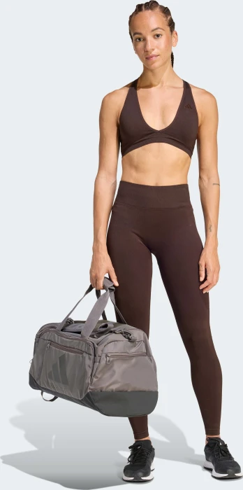 adidas Workout Essentials Knit Light Support Sport-BH aurora coffee (Damen)