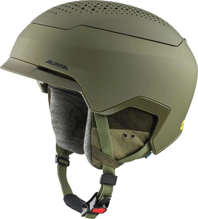 Alpina Banff MIPS Helm olive matt