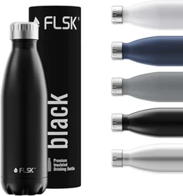 FLSK Sport Isolierflasche 500ml schwarz