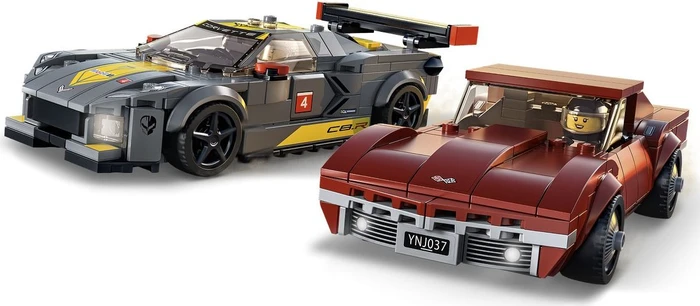 LEGO Speed Champions - Chevrolet Corvette C8.R & 1968 Chevrolet Corvette