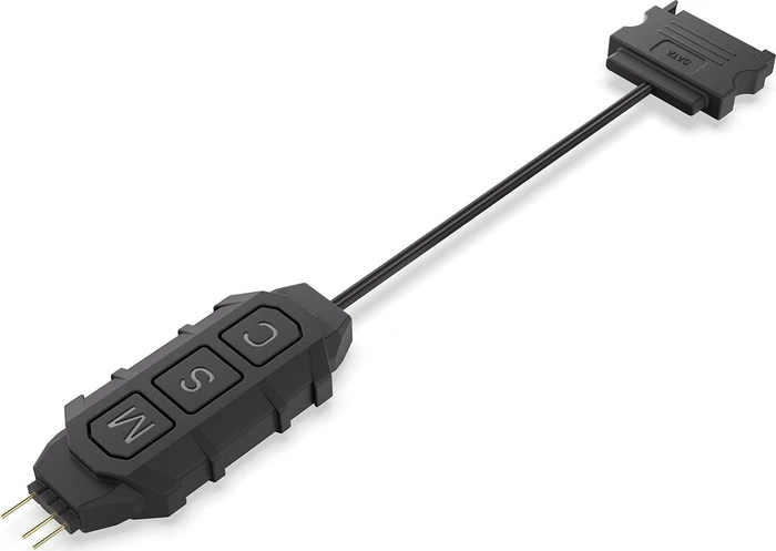 Krux Corvus 120 ARGB, LED-Steuerung, Fernbedienung, 120mm, 3er-Pack