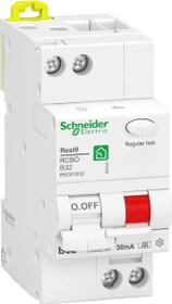 Schneider Electric FI/LS-Schalter Resi9 1P+N, 32A, B-Char., 30mA, Typ A, 6kA